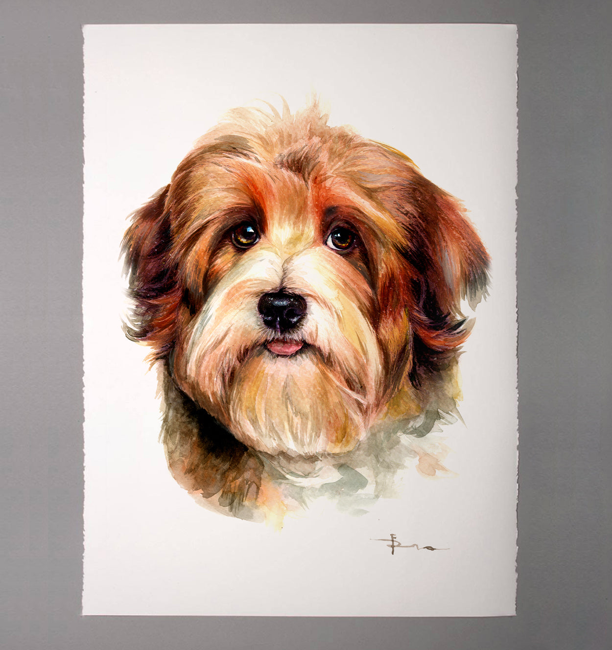 Pet Portrait Original Masterpiece | Watercolor